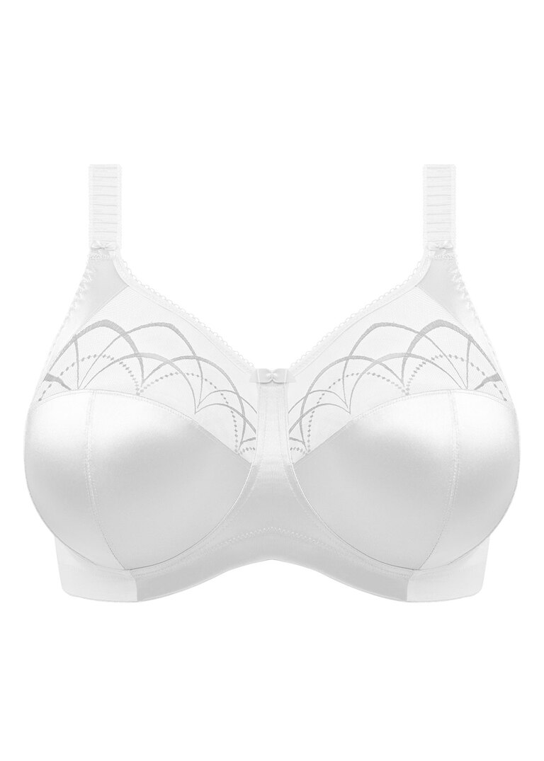 Cate White Soft Cup Bra from Elomi