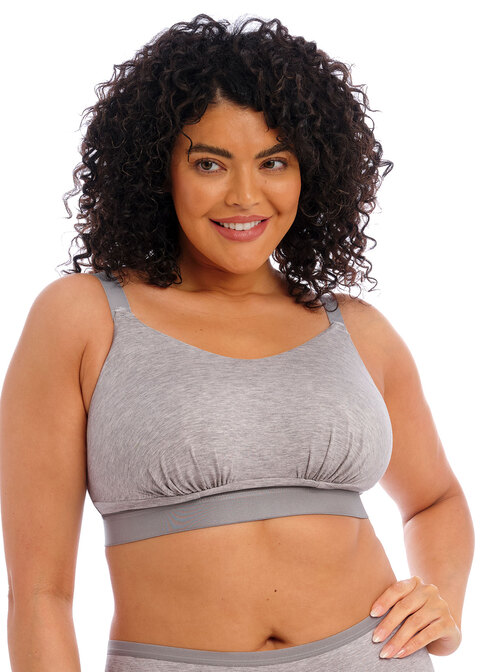 Downtime Grey Marl Bralette from Elomi