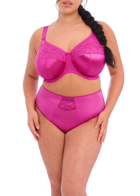 Elomi Cate Underwired Full Cup Banded Bra - Desert Rose - Curvy Bras