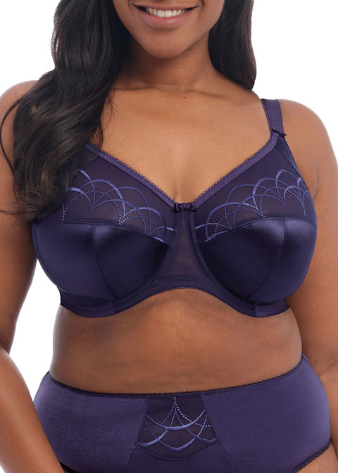 Elomi Women's Cate EL4030 Pecan UW Full Cup Banded Bra NWT Large Cup Sizes
