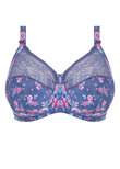 Elomi Morgan Stretch Banded Bra Denim Floral Morgan Banded Bra Denim Floral