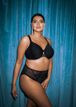 Charley Bandless Bra Black