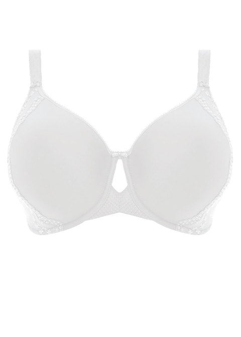 Charley White Bandless Spacer Moulded Bra from Elomi