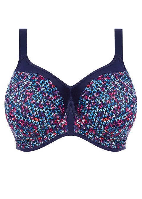 Elomi Energise J-Hook Underwire Sports Bra (8041),32GG,Navy at