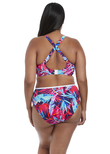 Elomi Paradise Palm Multiway Plunge Bikini Top Ink Paradise Palm Bikini Top Ink