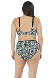 Elomi Zulu Rhythm Plunge Bikini Top Black Zulu Rhythm  Black