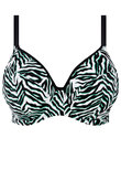 Elomi Zulu Rhythm Plunge Bikini Top Black Zulu Rhythm  Black