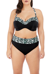 Elomi Zulu Rhythm Bandeau Bikini Top Black Zulu Rhythm  Black