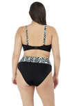 Elomi Zulu Rhythm Bandeau Bikini Top Black Zulu Rhythm  Black