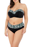 Elomi Zulu Rhythm Fold Bikini Brief Black Zulu Rhythm  Black