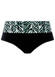 Elomi Zulu Rhythm Fold Bikini Brief Black Zulu Rhythm  Black
