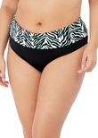 Elomi Zulu Rhythm Fold Bikini Brief Black Zulu Rhythm  Black
