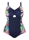 Elomi Pina Colada Moulded Swimsuit Midnight Pina Colada  Midnight