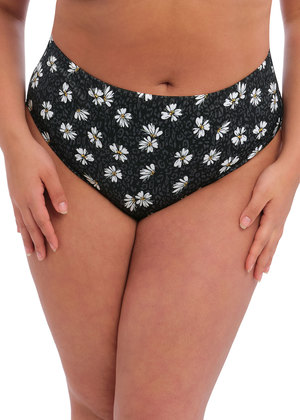 Plain Sailing Bikini Brief Black Daisy Plain Sailing  Black Daisy