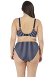Elomi Plain Sailing Adjustable Bikini Brief Midnight Stripe Plain Sailing  Midnight Stripe