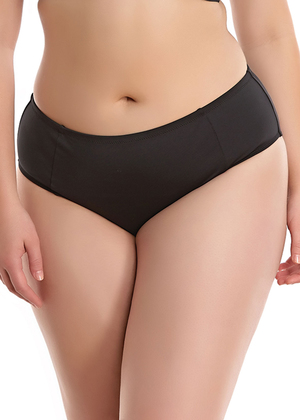 Essentials Mid Rise Bikini Brief Black Essentials  Black
