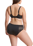 Elomi Indie Mid Rise Bikini Brief Black Indie Bikini Bottom Black