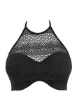 Elomi Indie High Neck Bandeau Bikini Top Black Indie Bikini Top Black