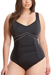 Elomi Essentials Firm Control Swimsuit Black Essentials Swimsuit Black