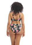 Elomi Dark Tropics Plunge Bikini Top Black Dark Tropics  Black