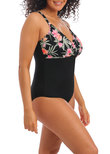 Elomi Dark Tropics Moulded Swimsuit Black Dark Tropics  Black