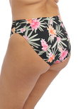 Elomi Dark Tropics Mid Rise Bikini Brief Black Dark Tropics  Black