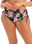 Elomi Dark Tropics Adjustable Bikini Brief Black Dark Tropics  Black