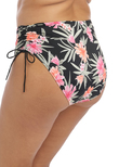 Elomi Dark Tropics Adjustable Bikini Brief Black Dark Tropics  Black