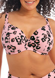 Elomi Kambuku Plunge Bikini Top Pink Kambuku Bikini Top Pink