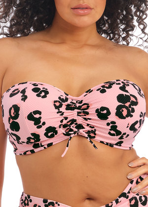 Kambuku Bandeau Bikini Top Pink Kambuku  Pink