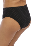 Elomi Bazaruto Mid Rise Bikini Brief Black Bazaruto Bikini Bottom Black